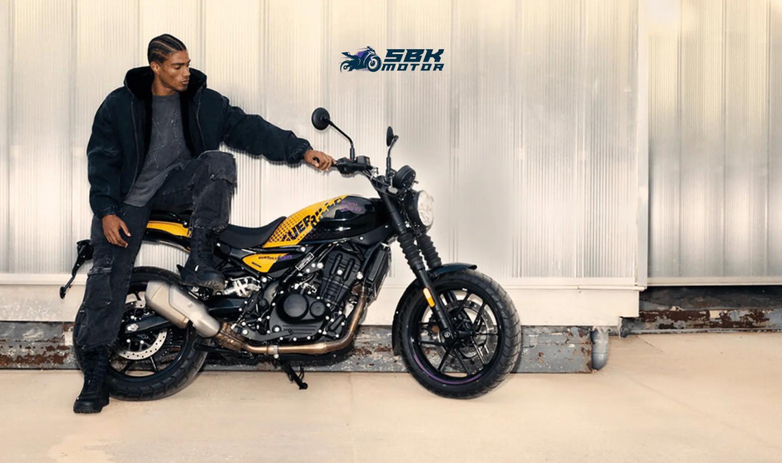 Guerrilla 450, geniş profilli tubeless lastiklerle donatılmış 17 inçlik jantlara sahiptir. Ön lastik 120/70 R17, arka lastik ise 160/60 R17 ölçülerindedir. Bu lastikler, mükemmel tutuş ve stabilite sunarak motosikletin her hızda ve çeşitli sürüş koşullarında dengeli kalmasını sağlar.  Gelişmiş Özellikler, Guerrilla 450, sürüş deneyimini artıran gelişmiş özelliklerle doludur. Tripper TFT Kümeci, müzik, mesajlar, haritalar ve daha fazlasına telefonunuzu çıkarmadan erişim sağlar. Bu ekran, Google Haritalar ile entegre edilmiştir ve 2.4/5 GHz Wi-Fi 5 çipi ile donatılmıştır, bu da hareket halindeyken bağlantıda kalmanızı sağlar.