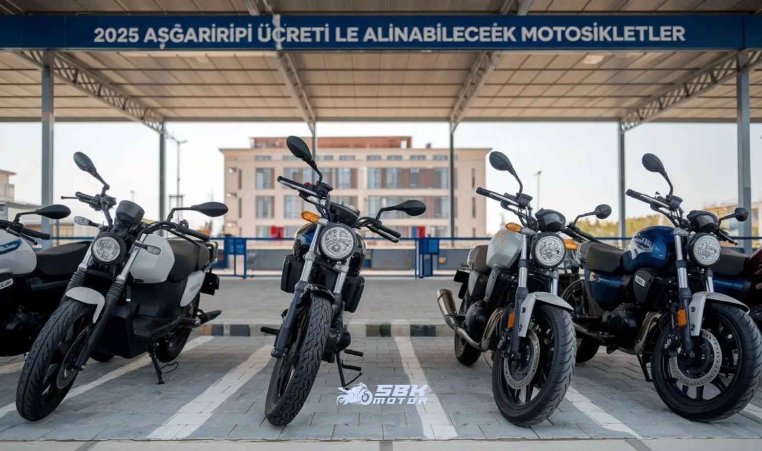 2025 Yeni Asgari Ücret ile Alınabilecek Motosikletler