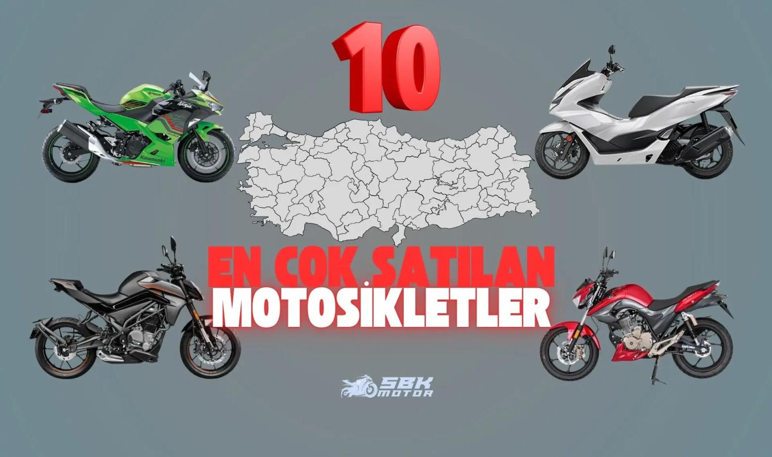 2024 Yılında Türkiye'de En Çok Satan Motosiklet Markaları