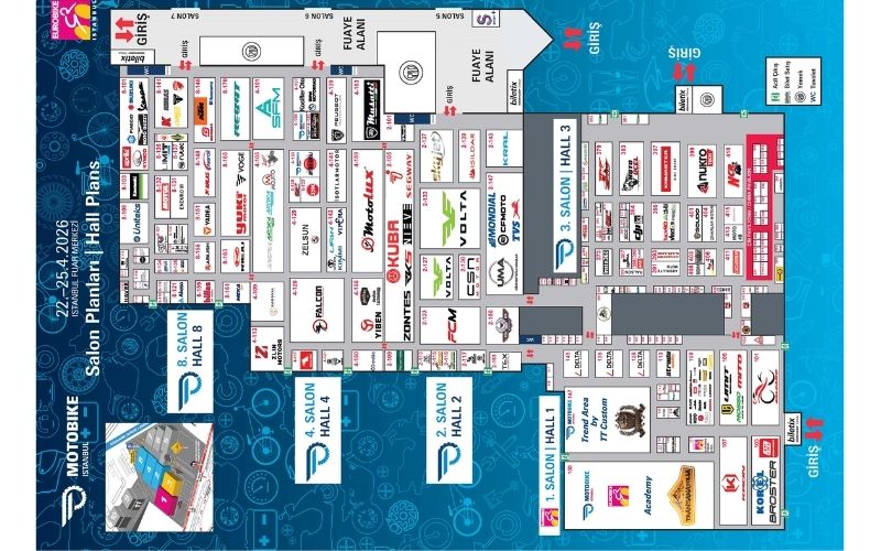 Motobike Istanbul 2026’da Hangi Markalar Var?  Bu yıl fuarda yer alan markalar arasında:  KTM Ducati Triumph CFMOTO TVS Kymco Zontes Vespa & Piaggio Peugeot  gibi birçok marka bulunuyor.  Özellikle son yıllarda yükselişe geçen Çinli üreticilerin fuarda daha fazla yer kapladığı dikkat çekiyor.  Motobike Istanbul 2026’da Olmayan Markalar  2026 fuarının en çok konuşulan konusu ise bazı büyük markaların yer almaması oldu.  Özellikle:  Honda Yamaha Suzuki  gibi Japon devlerinin fuarda bulunmaması, “motobike istanbul 2026” aramalarının artmasına neden oldu.  Ayrıca:  Harley-Davidson Indian Motorcycle MV Agusta  gibi premium segment markaların da yer almaması, fuarın yapısını ciddi şekilde değiştirmiş durumda.