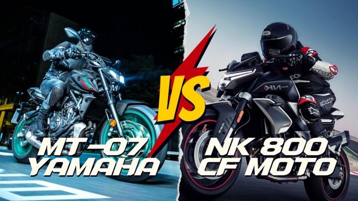 <p>Yamaha MT-07 vs CF MOTO NK800 Kıyaslaması. CF MOTO'nun Yeni Motosikleti NK800 Karşısında Yamaha MT07 Neler Yapabilecek birlikte İnceleyelim. Sizce Bu İki Motosikletin CF MOTO 800 NK, YAMAHA MT07 Kazananı Kim Olmuştur?</p>