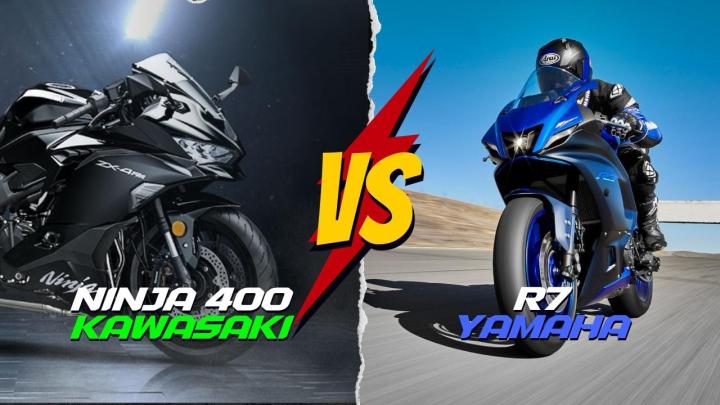Kawasaki Ninja ZX-4RR vs Yamaha R7 Özellikleri: GÜÇ 79.1hp  72.4hp  TORK 76.4nm.  67nm.  MOTOR HACMİ 400cc  700cc,AĞIRLIK 188kg  188kg,FREN Çift 290 mm diskler, - SBK MOTOR