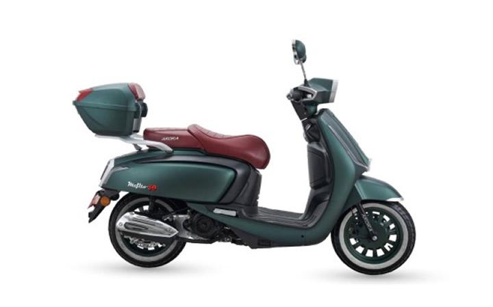 ARORA MOJITO 50 Motosiklet Modeli Özellikleri: Tork:2.8nm., Güç:2.9hp, Ağırlık:107, Top Speed:45, Yakıt Kapasitesi: 6, Yakıt Tüketimi: 3.2, Silindir Adeti:1, Valf Adeti: 2