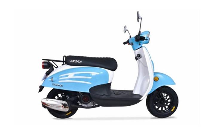 ARORA DAZZLE 125 Motosiklet Modeli Özellikleri: Tork:9.6nm., Güç:9.2hp, Ağırlık:92, Top Speed:100, Yakıt Kapasitesi: 5.5, Yakıt Tüketimi: 3, Silindir Adeti:1, Valf Adeti: 2