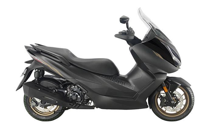 ZONTES 350E Motosiklet Modeli Özellikleri: Tork:38nm., Güç:37hp, Ağırlık:203, Top Speed:162, Yakıt Kapasitesi: 16, Yakıt Tüketimi: 3.5, Silindir Adeti:1, Valf Adeti: 4
