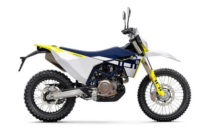 HUSQVARNA 701 Enduro Motosiklet Modeli Özellikleri: Tork:73.5nm., Güç:75hp, Ağırlık:147, Top Speed:200, Yakıt Kapasitesi: 13, Yakıt Tüketimi: 4.5, Silindir Adeti:1, Valf Adeti: 4