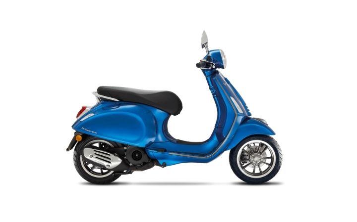 Vespa Primavera 150 S Motosiklet Modeli Özellikleri: Tork:12.4nm., Güç:12.5hp, Ağırlık:100, Top Speed:110, Yakıt Kapasitesi: 8, Yakıt Tüketimi: 2.6, Silindir Adeti:1, Valf Adeti: 3