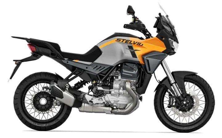 Moto Guzzi Stelvio Motosiklet Modeli Özellikleri: Tork:104.3nm., Güç:115hp, Ağırlık:246, Top Speed:210, Yakıt Kapasitesi: 20.8, Yakıt Tüketimi: 5.5, Silindir Adeti:2, Valf Adeti: 8