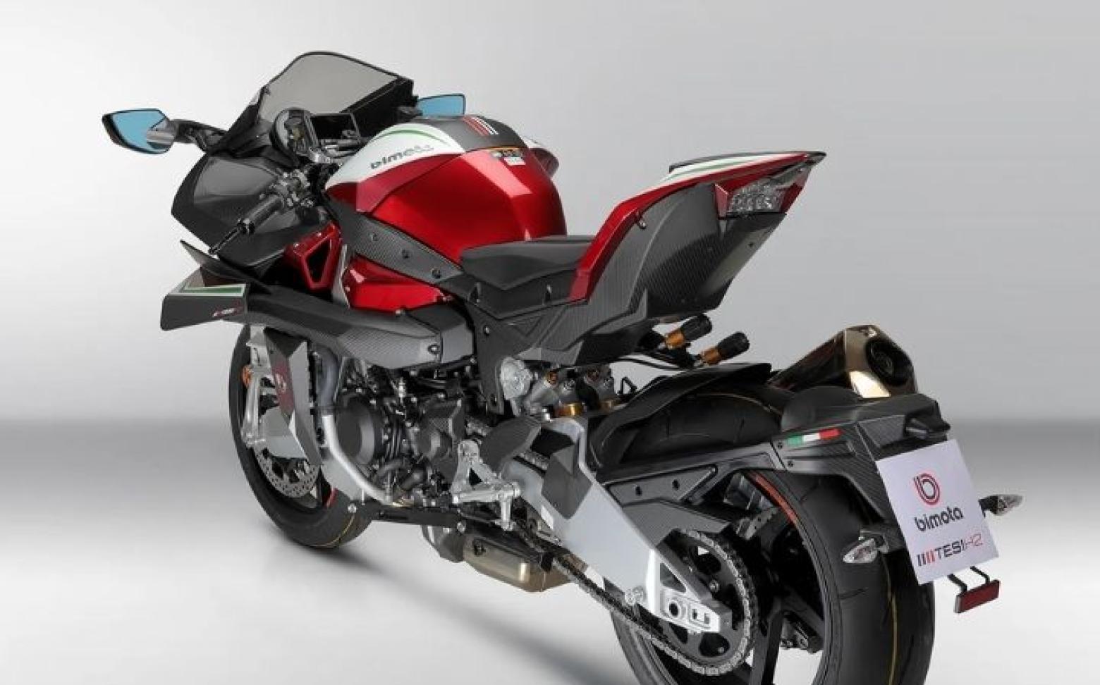 Bimota Tesi H2 - 231hp, 141.7Nm tork, 310 km/h en yüksek hız