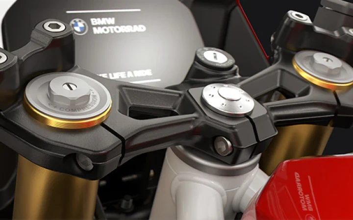 BMW F 450 RR studio shot