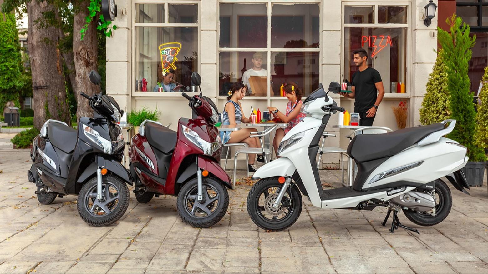 Honda Activa 125 - 10hp, 8.2Nm tork, 100 km/h en yüksek hız