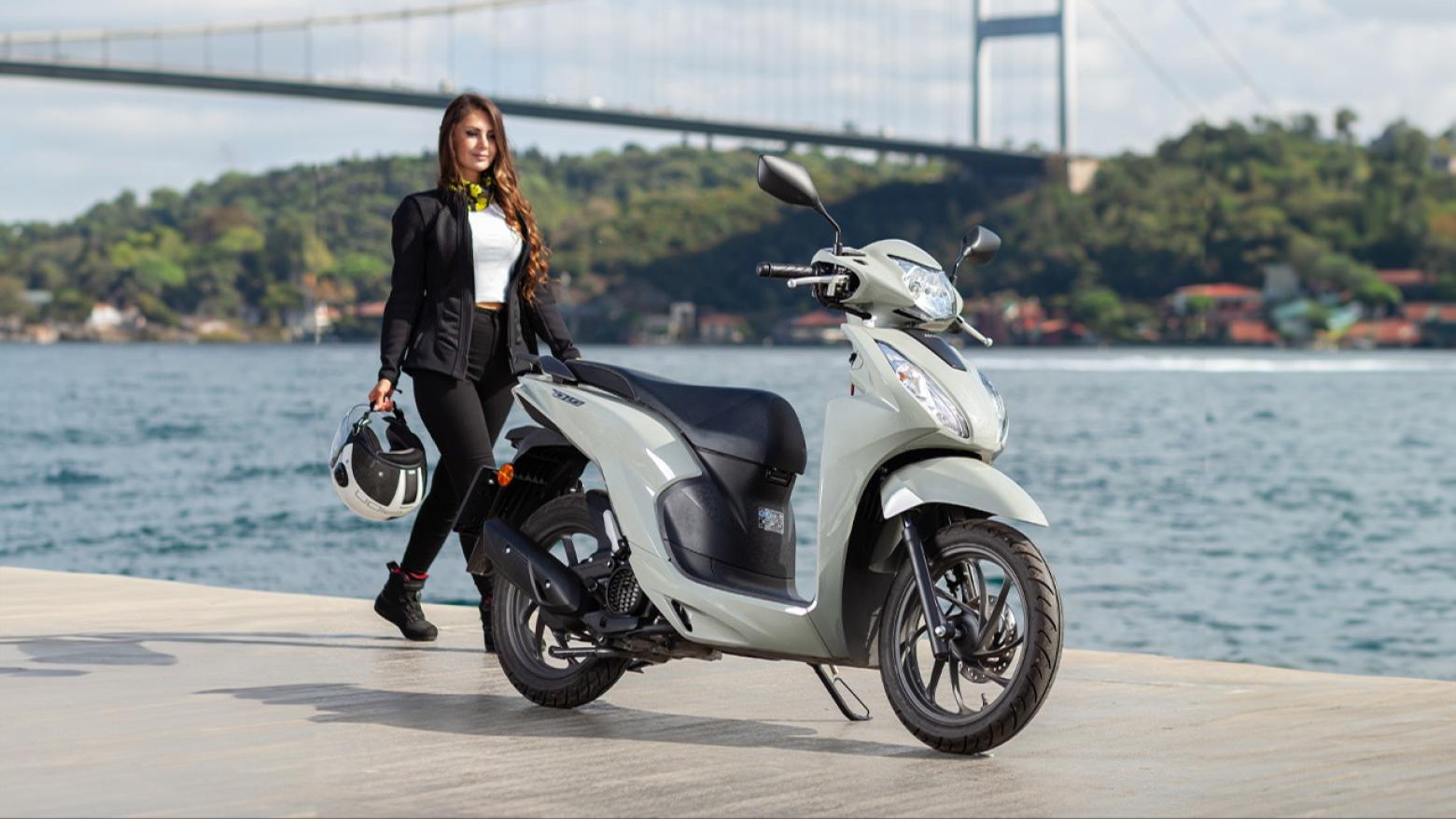 Honda Dio - 8.7hp, 9Nm tork, 102 km/h en yüksek hız