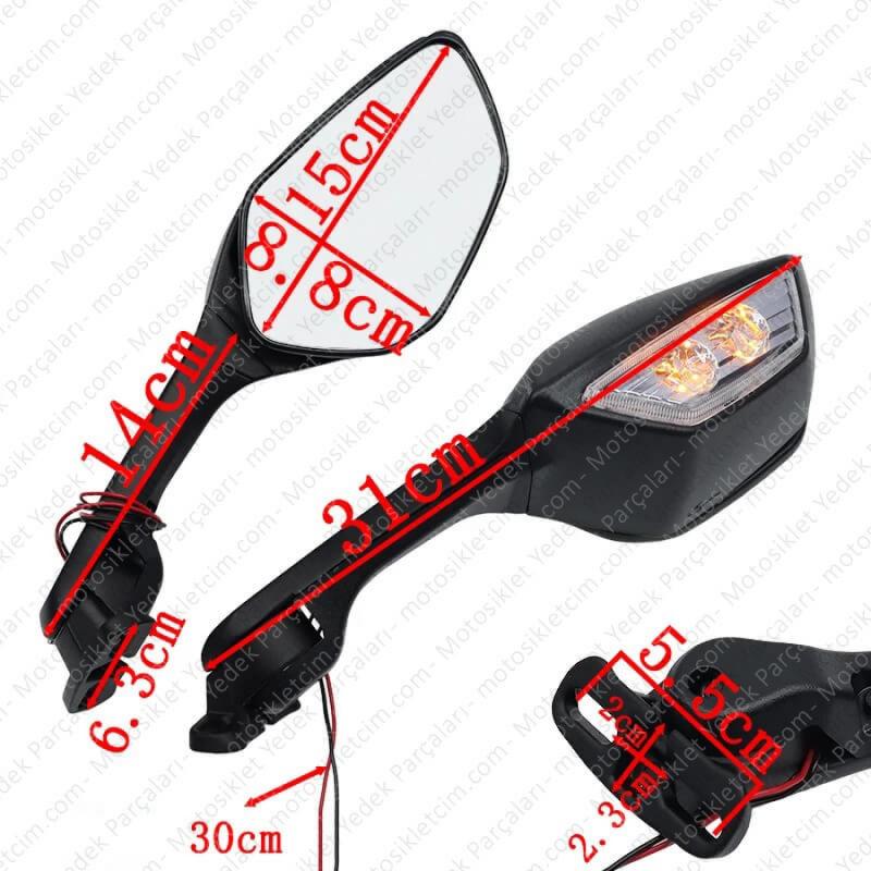 Honda CBR500R Sinyalli Ayna Takımı MTSKLTCM27115 6