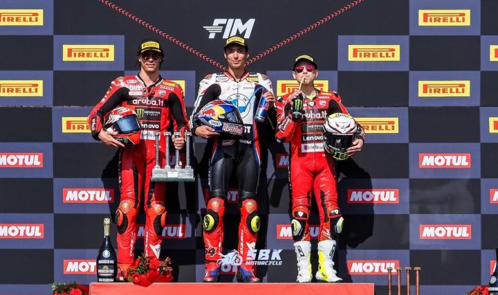 Speaking after the race, Razgatlıoğlu said, "I am really happy. Because this time I wasn't sure if luck would be on my side. I made a mistake at turn 10, lost control. But I managed to turn that situation to my advantage, kept close until the final corner. I was close enough to make a move at the last corner. I entered the final corner in second gear, tightened the line, and the plan worked perfectly. The acceleration wasn't as bad as I expected, and I won again. Actually, I wasn't too surprised. I always pictured that final corner in my mind, and I made it happen. I didn't surprise myself. I owe an incredible thank you to the team, they did a fantastic job. We will fight for victory again in the next race.