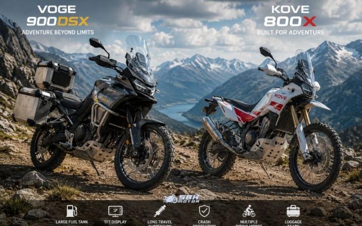 Adventure motorcycles are also playing a massive role in China’s global expansion. Models like the Voge 900DSX and Kove 800X are attracting riders who want long-distance touring capability and off-road performance without paying premium European prices.