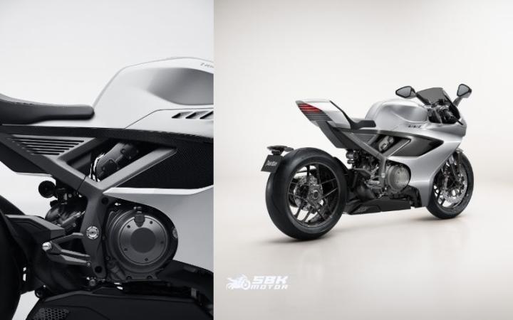 Design  Visually, the Norton Manx R looks aggressive, futuristic, and premium.  Design Highlights  Sharp LED headlights Aerodynamic fairings Carbon fiber details Single-sided swingarm Minimal front profile Underbody exhaust system  The overall design clearly focuses on performance while still maintaining a unique British identity.  Exhaust Sound  Thanks to its V4 engine configuration and titanium Akrapovič exhaust system, the Manx R is expected to deliver an incredible soundtrack.  Its sound character is often compared to:  Ducati Panigale V4 Aprilia RSV4 MotoGP-inspired V4 machines  The exhaust note should be deep, aggressive, and race-oriented.