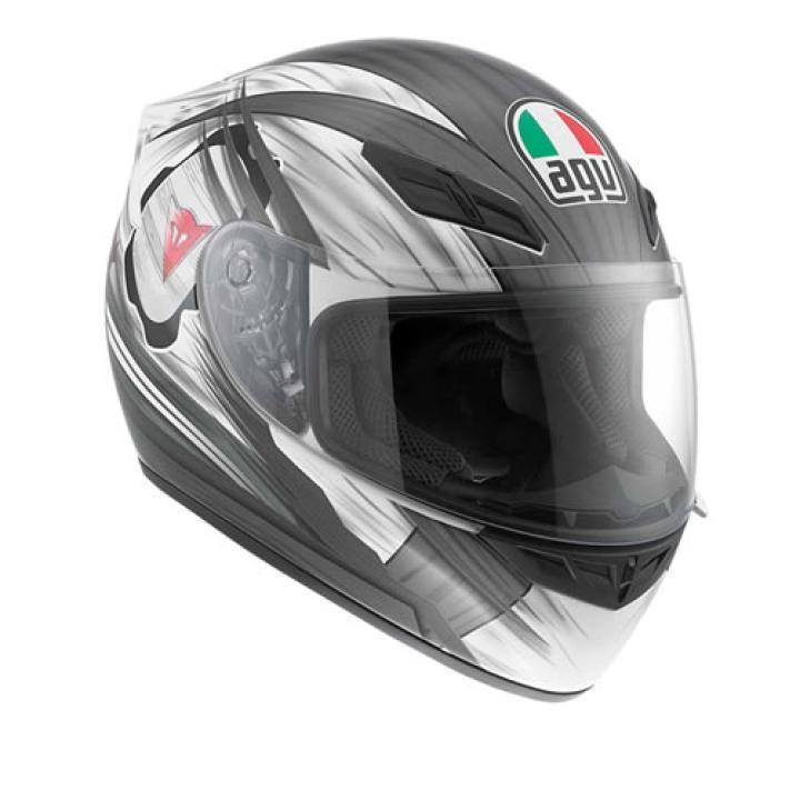 AGV K-4 Helmet Features, Model Name: K-4, Weight: 1.5, Material: 3, Certificate: UN ECE REG 22.05, All AGV Model Specifications