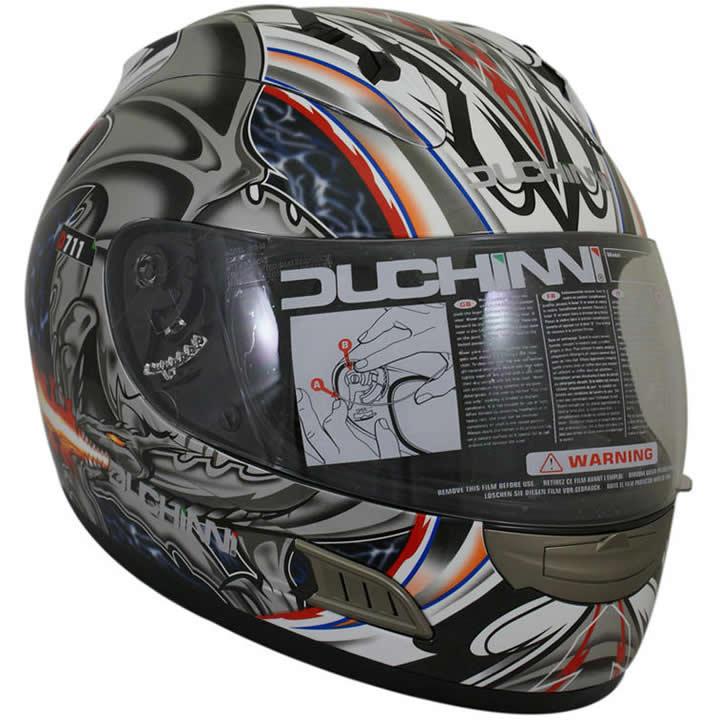 DUCHINNI D711 Helmet Features, Model Name: D711, Weight: 1.5, Material: 2, Certificate: UN ECE REG 22.05, All DUCHINNI Model Specifications