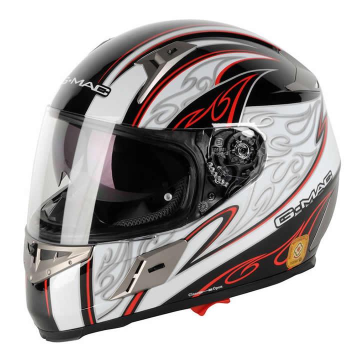 G-MAC BLAZE Helmet Features, Model Name: BLAZE, Weight: 1.5, Material: 1, Certificate: UN ECE REG 22.05, All G-MAC Model Specifications