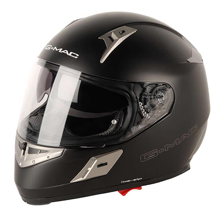 G-MAC Renegade Helmet Features, Model Name: Renegade, Weight: 1.4, Material: 1, Certificate: UN ECE REG 22.05, All G-MAC Model Specifications