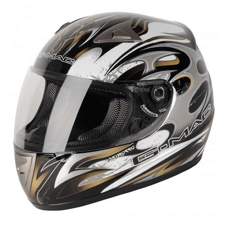 G-MAC SCIROCCO Helmet Features, Model Name: SCIROCCO, Weight: 1.4, Material: 1, Certificate: UN ECE REG 22.05, All G-MAC Model Specifications