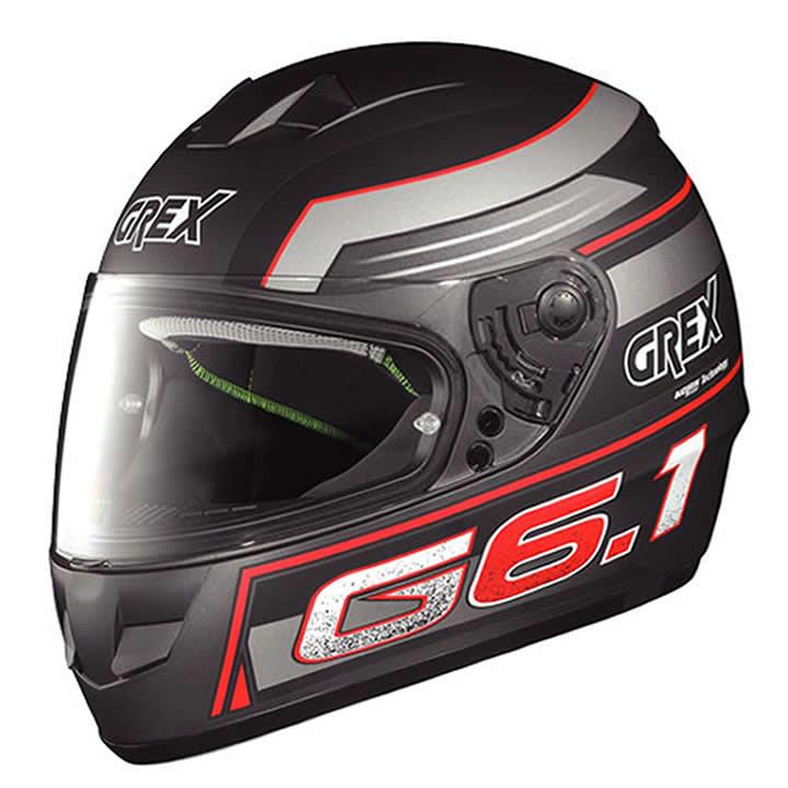GREX G6.1 Helmet Features, Model Name: G6.1, Weight: 1.4, Material: 1, Certificate: UN ECE REG 22.05, All GREX Model Specifications