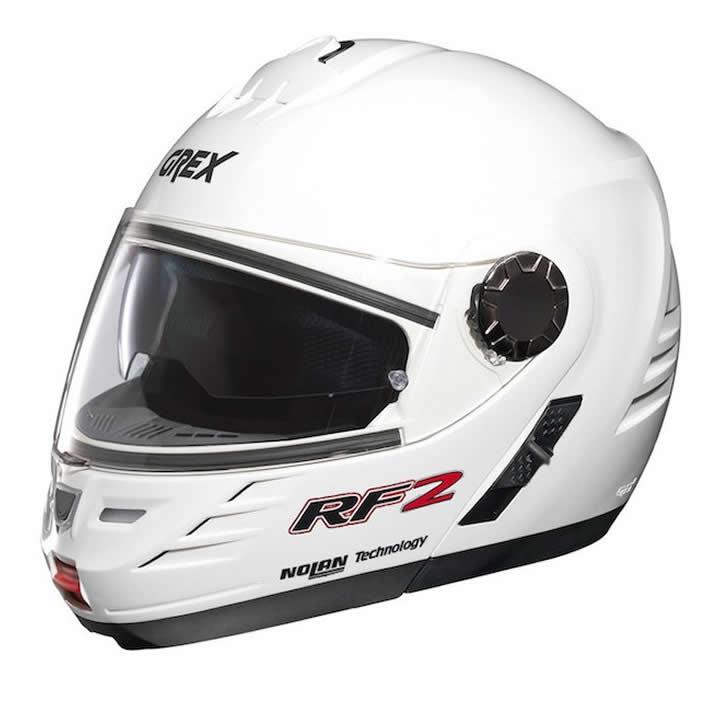 GREX RF2 Helmet Features, Model Name: RF2, Weight: 1.6, Material: 2, Certificate: UN ECE REG 22.05, All GREX Model Specifications