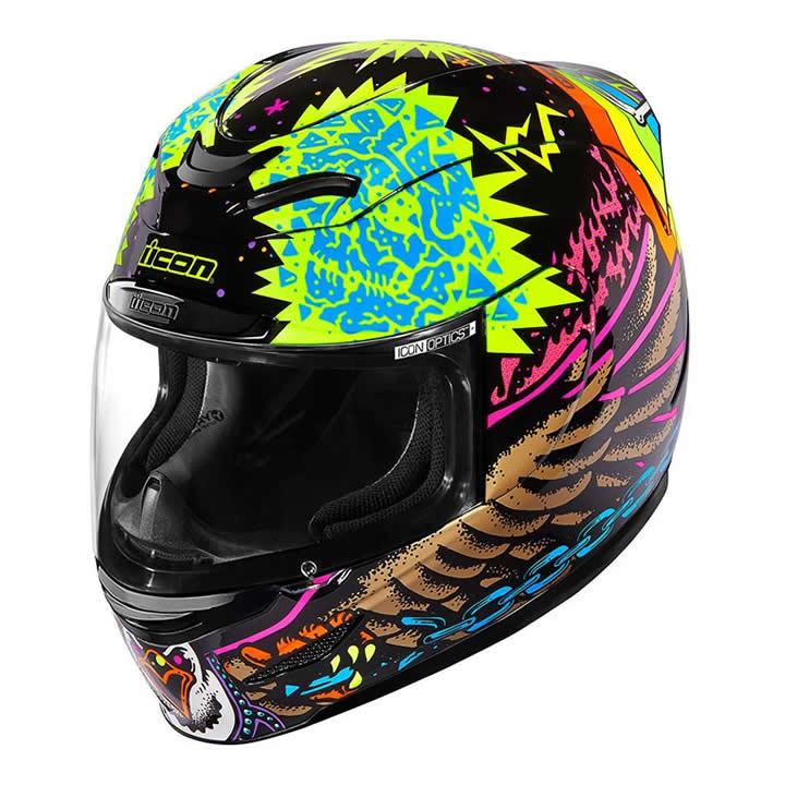 ICON AIRMADA Helmet Features, Model Name: AIRMADA, Weight: 1.6, Material: 1, Certificate: UN ECE REG 22.05, All ICON Model Specifications