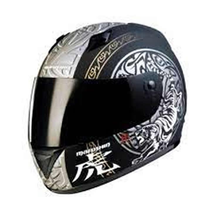 MARUSHIN 777 Tiger Helmet Features, Model Name: 777 Tiger, Weight: 1.4, Material: 3, Certificate: UN ECE REG 22.05, All MARUSHIN Model Specifications