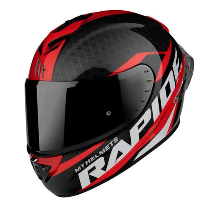 MT Rapide Helmet Features, Model Name: Rapide, Weight: 1.4, Material: 3, Certificate: UN ECE REG 22.05, All MT Model Specifications