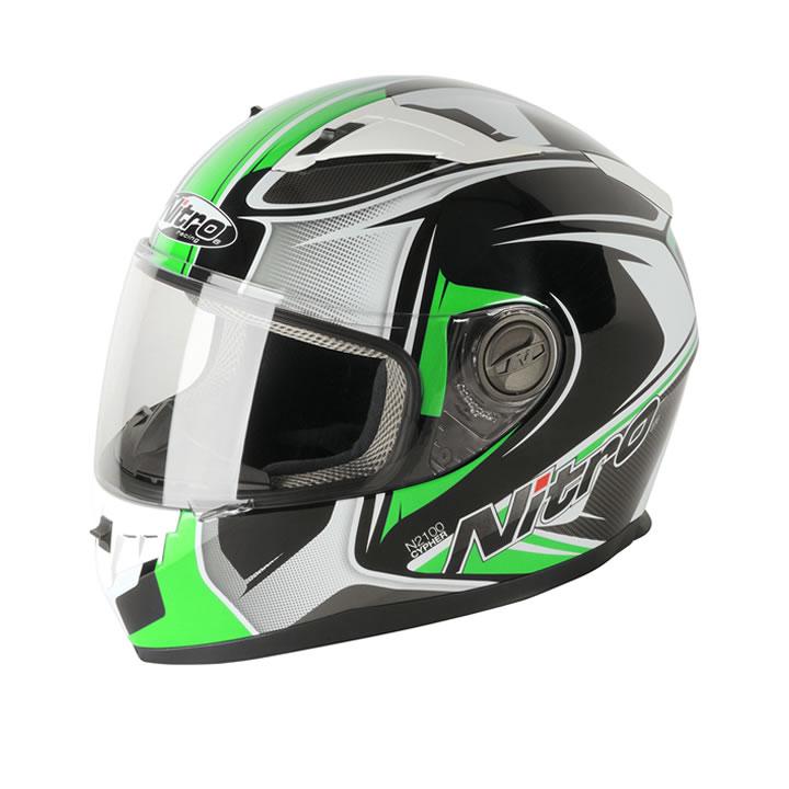 NITRO N2100 Helmet Features, Model Name: N2100, Weight: 1.4, Material: 1, Certificate: UN ECE REG 22.05, All NITRO Model Specifications