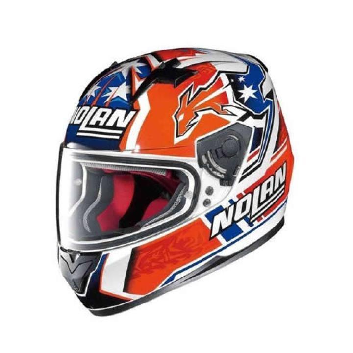 NOLAN N64 Helmet Features, Model Name: N64, Weight: 1.4, Material: 1, Certificate: UN ECE REG 22.05, All NOLAN Model Specifications