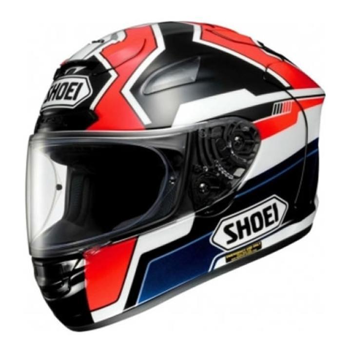 SHOEI X SPIRIT II Helmet Features, Model Name: X SPIRIT II, Weight: 1.5, Material: 5, Certificate: UN ECE REG 22.05, All SHOEI Model Specifications