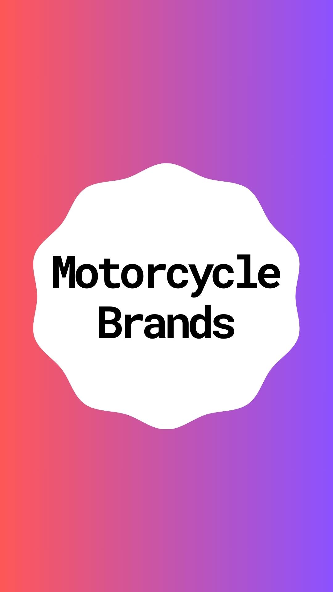 Motorcycle Brands SBK MOTORCYCLE