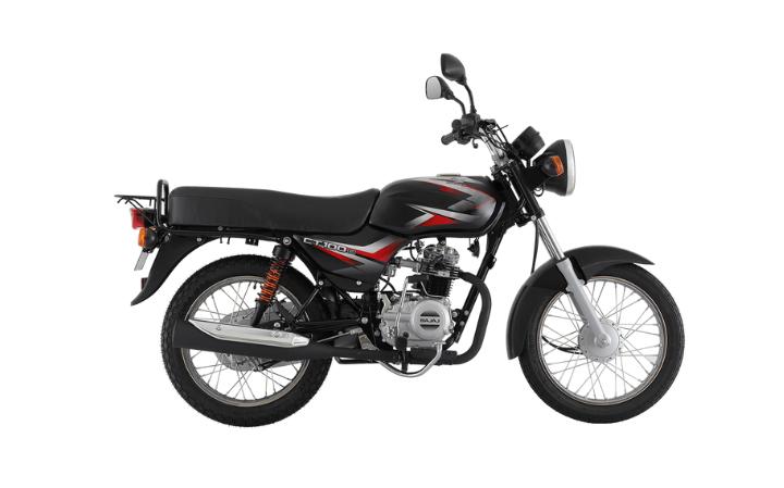 Bajaj CT 100B Motorcycle Model Specifications: Torkue:8.2nm., Power:8.1hp, Weight:109, Top Speed:85, Fuel Capacity: 10.5, Fuel consumption: 2.2, Number of Cylinders:1, Number of Valve: 2