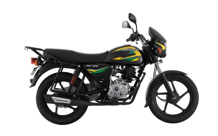 Bajaj Boxer BM150 Motorcycle Model Specifications: Torkue:12nm., Power:12.5hp, Weight:125, Top Speed:110, Fuel Capacity: 11, Fuel consumption: 2.4, Number of Cylinders:1, Number of Valve: 2