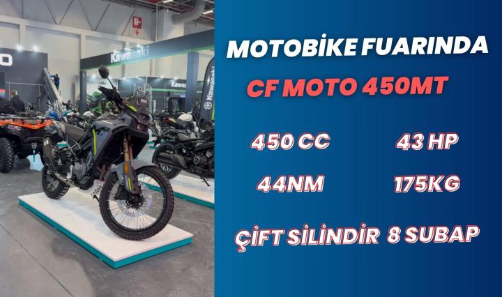 Orta segmente yakın bir güç olan 45hp ile ülkemize gelecek olan CF Moto'nun 450MT modeli de aldığımız mesajlara ve geri dönüşlere baktığımızda merakla beklenen modellerden bir tanesi. Hem yol hem de arazi şartlarına uygun bir tasarım ve donanımla gelecek olan bu model CF Moto'nun ülkemizde A2 ehliyetle güzel bir adventure motosiklete binmek isteyen kullanıcılar için güzel bir seçenek olacak. 