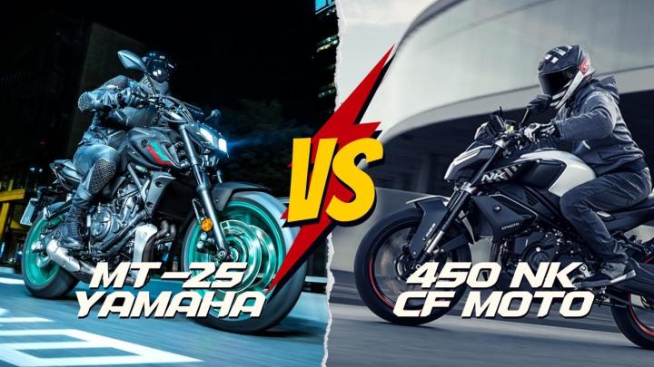 Yamaha MT-25 vs  CF MOTO 450 NK Kıyaslaması | MT25 vs 450 NK Karşılaştırması