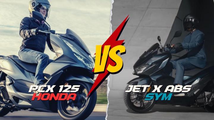Honda PCX 125 vs SYM JET X ABS Karşılaştırması : GÜÇ 12.5hp  12.5hp  TORK 11.8nm.  11.5nm., AĞIRLIK 130kg  145kg  FREN Ön / Arka (Disk / Kampana) ABS  DİSK Ø 26