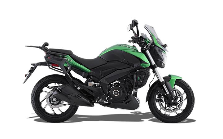 Bajaj Dominar D 400 Modello Motocicletta Caratteristiche: Coppia:35nm., Potenza:40hp, Peso:192, Velocità Massima:175, Capacità Serbatoio: 13, Consumo: 4, Numero Cilindri:1, Numero Valvole: 4