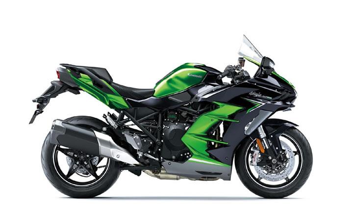 Kawasaki Ninja H2 SX SE Modello di motocicletta Specifiche: Coppia:137.3nm., Potenza:200hp, Peso:267, Velocità massima:300, Capacità serbatoio: 19, Consumo carburante: 6, Numero cilindri:4, Numero valvole: 16