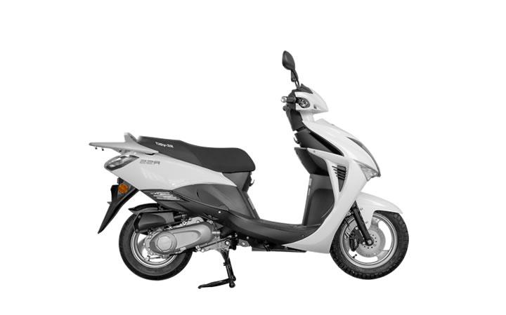 VOLTA RS5 Modello di motocicletta Specifiche: Coppia:2.9nm., Potenza:2.9hp, Peso:87, Velocità massima:45, Capacità serbatoio: 4, Consumo carburante: 2.2, Numero cilindri:1, Numero valvole: 2