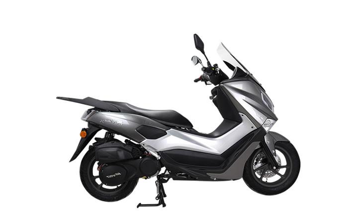 VOLTA RM5-X Modello di motocicletta Specifiche: Coppia:13nm., Potenza:11.3hp, Peso:150, Velocità massima:120, Capacità serbatoio: 6.5, Consumo carburante: 3.1, Numero cilindri:1, Numero valvole: 2