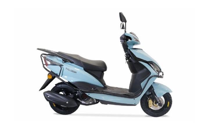 ARORA  FREEDOM 125 Modello di motocicletta Specifiche: Coppia:9.6nm., Potenza:9.2hp, Peso:92, Velocità massima:100, Capacità serbatoio: 5.5, Consumo carburante: 3.2, Numero cilindri:1, Numero valvole: 2