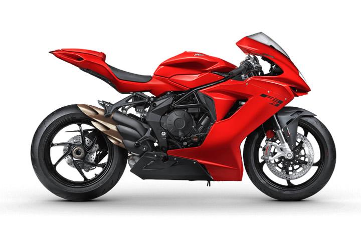 MV AGUSTA  F3 800R Modello Motocicletta Caratteristiche: Coppia:87nm., Potenza:148hp, Peso:173, Velocità Massima:240, Capacità Serbatoio: 16.5, Consumo: 6.1, Numero Cilindri:4, Numero Valvole: 16