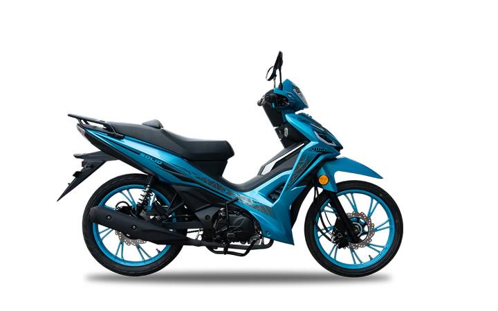 YUKI SOLID 125 Modello di motocicletta Specifiche: Coppia:10.5nm., Potenza:14hp, Peso:93, Velocità massima:120, Capacità serbatoio: 5, Consumo carburante: 2.8, Numero cilindri:1, Numero valvole: 2