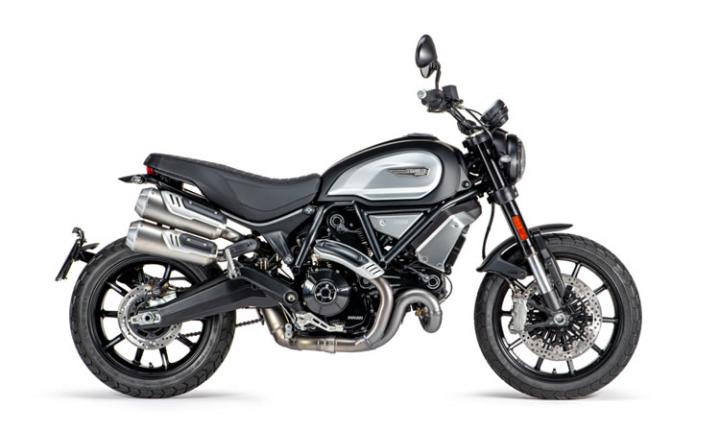 Ducati Scrambler 1100 Dark Pro Modello di motocicletta Specifiche: Coppia:88nm., Potenza:86hp, Peso:206, Velocità massima:230, Capacità serbatoio: 15, Consumo carburante: 5.2, Numero cilindri:2, Numero valvole: 4