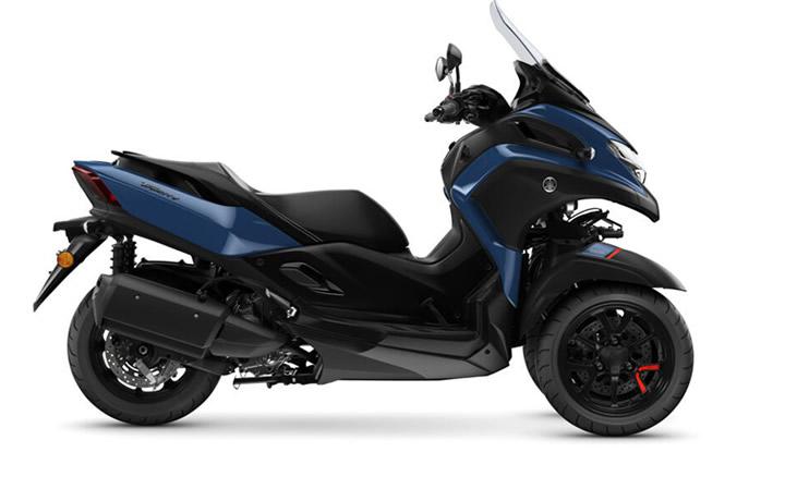 Yamaha Tricity 300 Modello Motocicletta Caratteristiche: Coppia:29nm., Potenza:27.3hp, Peso:239, Velocità Massima:160, Capacità Serbatoio: 13, Consumo: 3.3, Numero Cilindri:1, Numero Valvole: 4