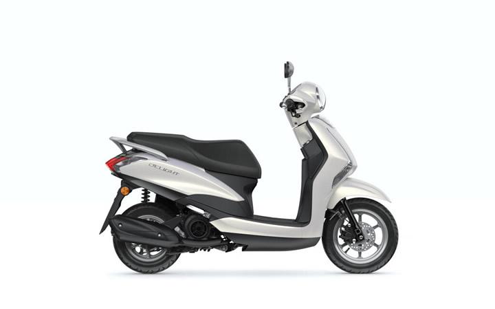 Yamaha Delight 125 Caratteristiche del Modello Moto: Coppia:9.8nm., Potenza:8.3hp, Peso:101, Velocità Massima:100, Capacità del Serbatoio: 5.5, Consumo di Carburante: 1.9, Numero di Cilindri:1, Numero di Valvole: 2