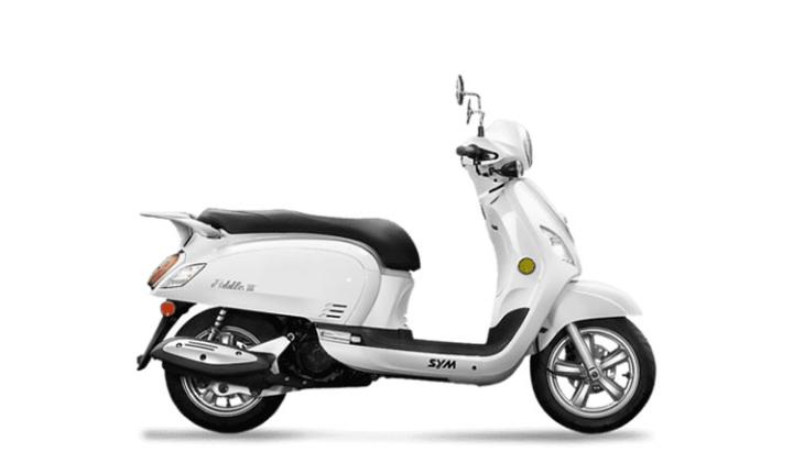 SYM FIDDLE III EFI 125 Modello di motocicletta Specifiche: Coppia:10nm., Potenza:10.2hp, Peso:117, Velocità massima:95, Capacità serbatoio: 6.7, Consumo carburante: 2.6, Numero cilindri:1, Numero valvole: 2